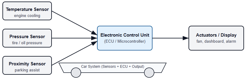 Sensor application: Automobile