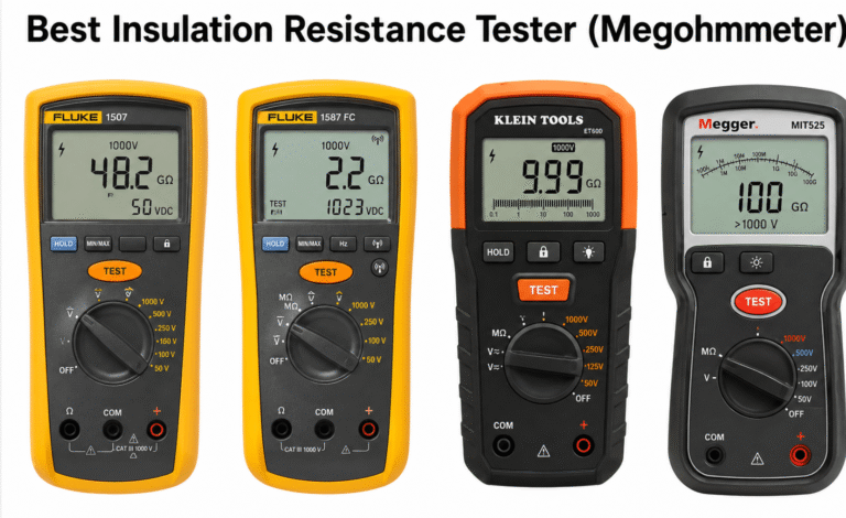 Best Insulation Resistance Tester (Megohmmeter): 2026 Buyer's Guide