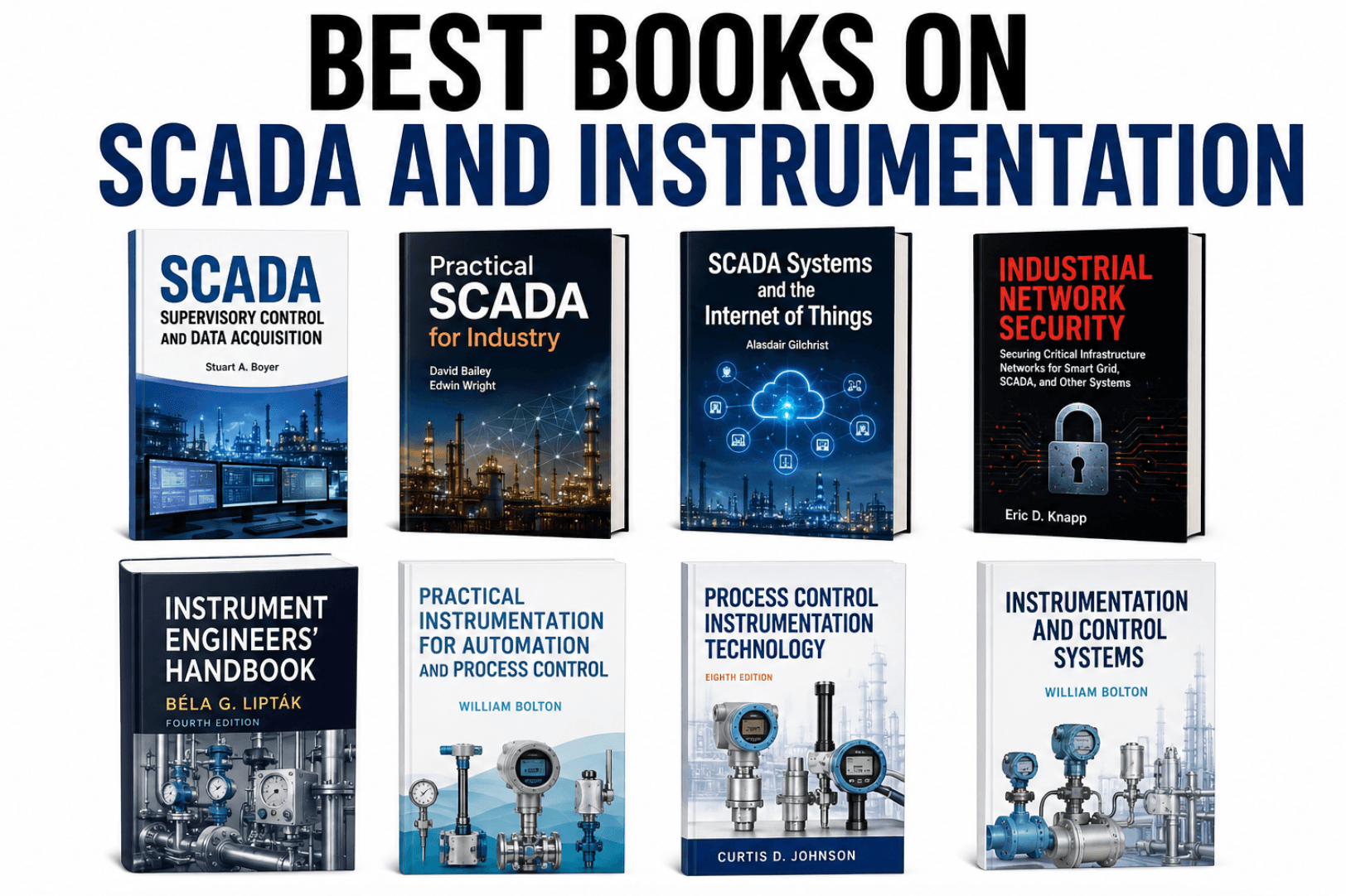 Best Books on SCADA and Instrumentation (Beginner to Advanced Guide)