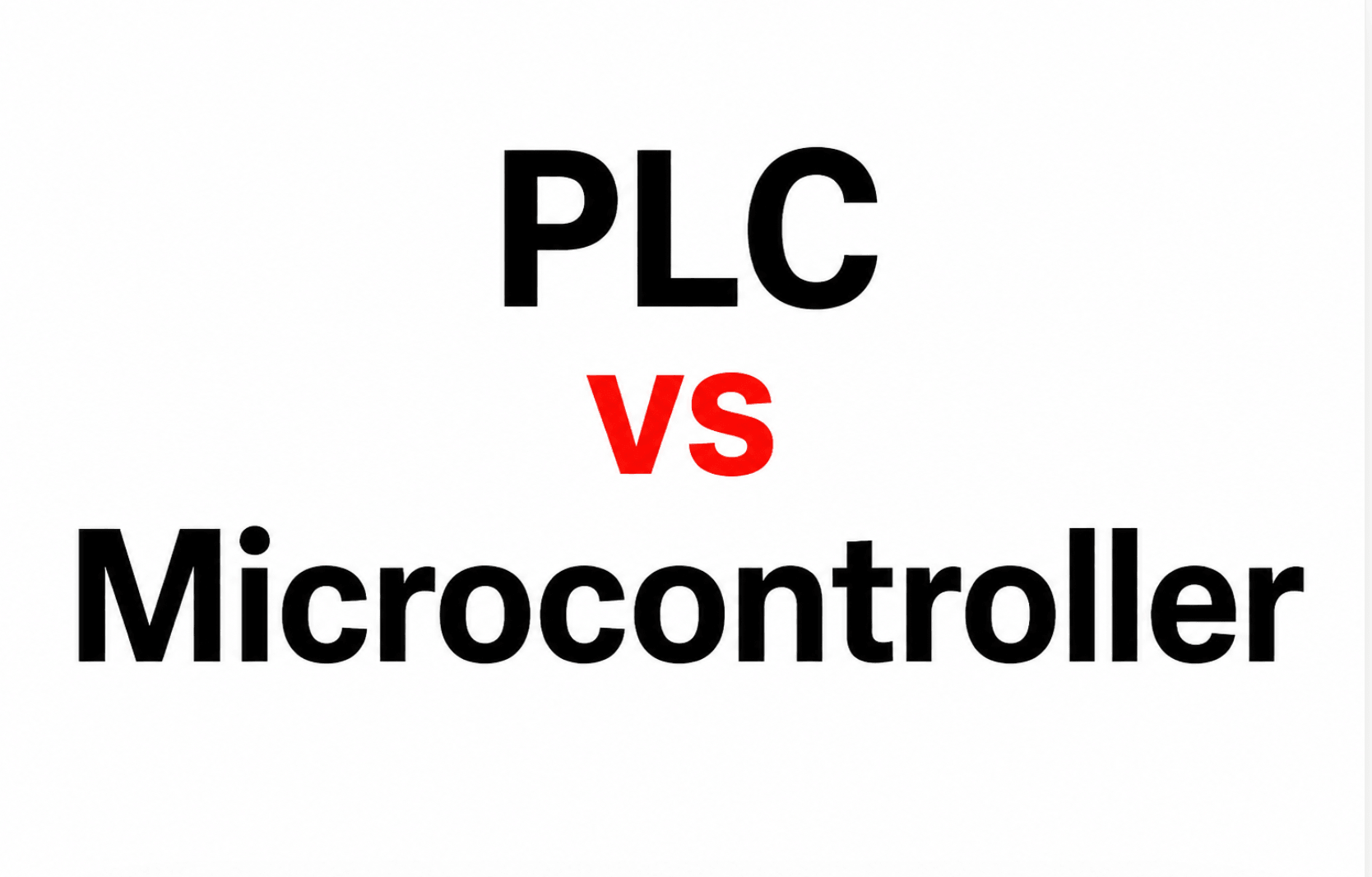 PLC vs Microcontroller: Key Differences